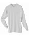 Cotton Long Sleeve Tee Shirt with Pocket