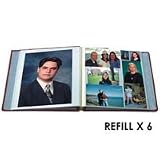 Pioneer Refill Pages for the PMV-206 Post Bound Magnetic Album, Six Packs of 5 Sheets, 30 Sheets Total