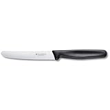 Victorinox 5.0833 Tafelmesser, rund, Wellenschliff, schwarzvon "Victorinox"