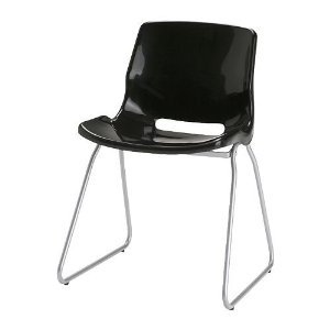 Patio Outdoor Visitor's chair Black