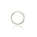 Sterling Silver 10mm Mens Hoop Earring