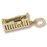 Parthenon Charm, 14K Yellow Gold