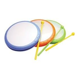 Hohner Kids Hand Drum with Mallet Assorted Colors: Musical Instruments
