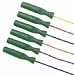 Professional ball-bearing speed ropes...Custom contoured handle with licorice speed rope...Sold in sets of six only (one of each color)."