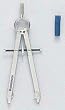 Staedtler Masterbow Comfort Student Compass for Circles to 10.25 Inch Diameter, Lead and Pouch (551-40-WP)