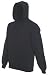 Kapuzen Baseball Hip Hop Sweater Hoodie von Fruit of the Loom Schwarz, Grösse L