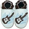 Robeez Guitar Pastel Blue Soft Sole Baby Shoes 12-18 months * 08 Newest Collection -- We Have Large Selections! *