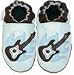 Robeez Guitar Pastel Blue Soft Sole Baby Shoes 6-12 months * 08 Newest Collection -- ...