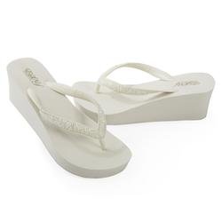 ESNY Occasions Seed Bead Wedge Wedding Thong