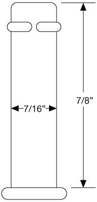 3" Neoprene Single Wheel Chrome Chair Caster with 7/16" x 7/8" Grip Ring Stem