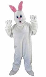 Easter Bunny Rabbit Mascot Adult Costume 5001