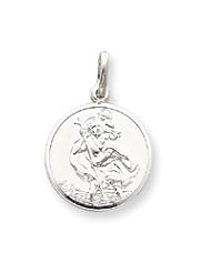 Sterling Silver St. Christopher Medal QC3544"