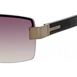 Gucci Men's 1927/F/S Wrap Sunglasses,Brown & Dark Havana Frame/Brown Gradient Lens,One Size