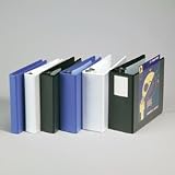Economy D-Ring Vinyl View Binder, 5in Capacity, White by Universal