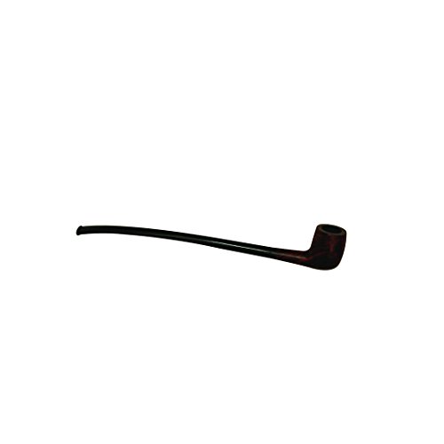 10" Long Churchwarden Natural Italian Briar Tobacco Pipe