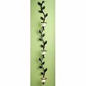 Luca Bella 3 Pc Rustic Leaf Multi-chain Wrought Iron Sconces