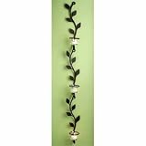 Luca Bella Home��� 3pc Rustic Leaf Multi-Chain Wrought Iron Sconces