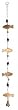 Fish Recycled Metal and Beads Wind Chime Chain
