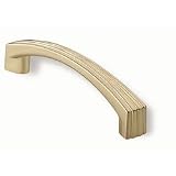128mm CTC Bright Brass Dots & Stripes Pull