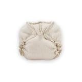 Kissaluvs Unbleached Fitted Fleece Diaper 6 PK All Sizes (Size 0 (5-15lbs))