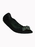 MIU MIU Suede Stones Ballet Flat