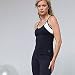 Ion Actif Racer Tank- Black/White