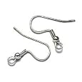 Silver Plated Earring Hooks Hypo-Allergenic (X100)