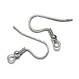 Silver Plated Earring Hooks Hypo-Allergenic (X100)