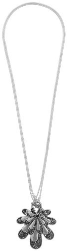 Pilgrim Damen-Halskette shadow leaf versilbert grau 45 cm 15114-6111 Preisvergleich