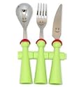 Trebimbi Puppet 3-pc. Kids&rsquo; Cutlery - Green