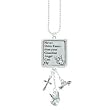 Never Drive Faster Than Your Guardian Angel Can Fly Car Charm