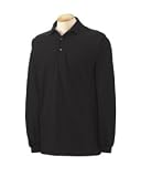 Cotton Pique Long Sleeve Sport Shirt