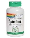 Solaray Spirulina 500mg 120 Veg Tablets