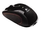 Logitech V320 Optical Cordless Mouse [2-Button, RF, USB, Shiny Black]