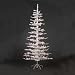 6' Pre-Lit White Flocked Twig Artificial Christmas Tree - Clear Lights