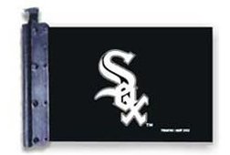 Chicago White Sox Car Flag Vibrant Colors & Features the Team Logo Made with Sturdy Nylon
