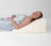 Foam Bed Wedge - 10" x 24" x 24" - White Cover - Each