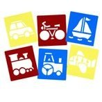 WASHABLE STENCILS- TRANSPORT VEHICLES