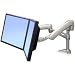Lx Dual Desk Mount Arm, Silver Image of Lx Dual Desk Mount Arm, Silver