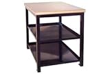 18 X 24 X 24 Double Shelf Shop Stand - Maple - Beige