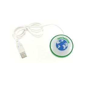 USB Ecobutton PC Energy Saving Device (White)