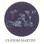 Custom Martini Michael Godard Neon Clock (blue)