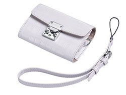 Cover image : CASIO EX-S10/EX-Z80専用オリジナル本革ケース(ホワイト) ESC-121WE