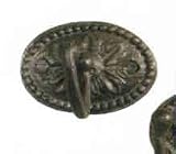Medallion Single Hook- Iron