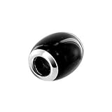 0.5 inch Long Black Onyx Sterling Silver Pendant Slide