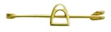 Perri's Gold Stirrup Iron Stock Pin, Gold Plated, One Size