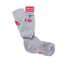 adidas Liverpool Away Socks Silver Junior
