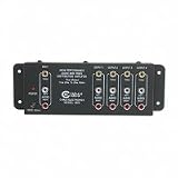 Cables To Go 41066 4-Output RCA Audio/Video Distribution Amplifier (Black)