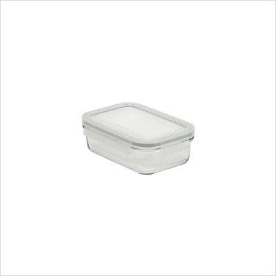 Snapware 3003 1.4-Cup Glass Lock Rectangle Food Storage Container