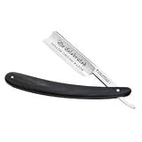 Straight Razor, Black Synthetic Handle - Razor